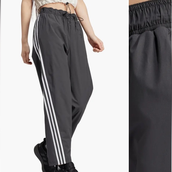 Adidas Future Icons 3-Stripes Recycled Polyester Ripstop Track Pants - Picture 1 of 9
